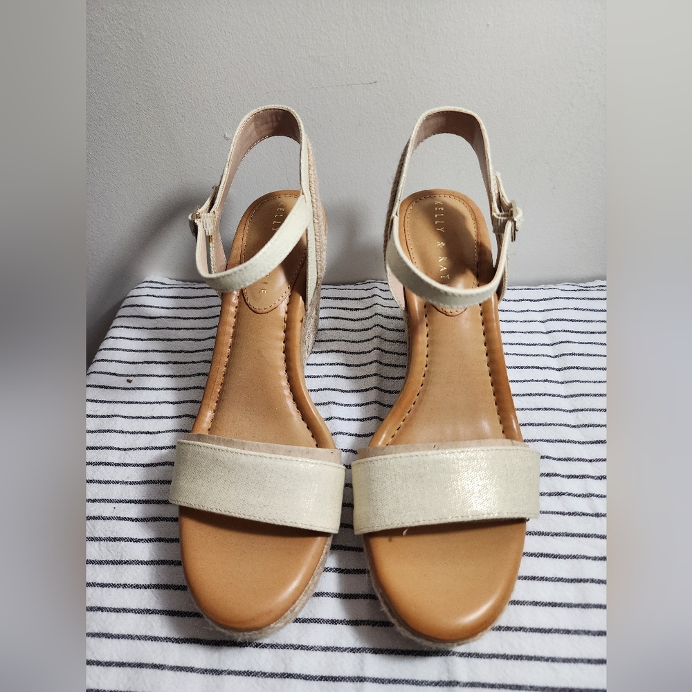 Kelly & Katie Light Tan Espadrille Sandals